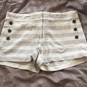 Loft linen sailor shorts
